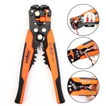 Self Adjusting Insulation Wire Stripper Cutter Crimper Cable Stripping Tools 8&quot; - £7.77 GBP
