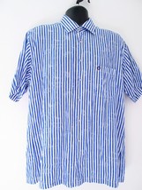 Hatico Sports Mens Blue Striped Sea Creature Design Short Sleeve Shirt S... - £17.33 GBP