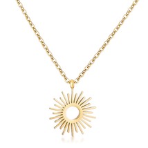 Goldtone Sunburst Necklace - $23.49