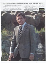 80&#39;s Gallery By Haggar Print Ad Vintage Clothing Gene Barry 8.5&quot; x 11&quot; - £15.11 GBP