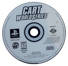 Cart World Series PS1 Game Disc Only Classic Racing Fun - $11.87