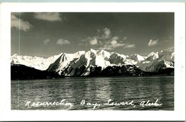 RPPC Resurrection Bay Seward Alaska AK UNP Real Photo Postcard C9 - £8.49 GBP