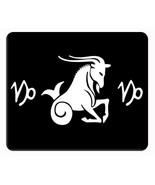 Zodiac sign Capricorn black computer, laptop,iPad,  mouse pad - £9.30 GBP