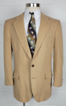 Vintage Bloomingdales Peterborough Row Camel Hair Sport Coat Jacket 39 - $29.70
