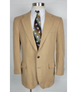 Vintage Bloomingdales Peterborough Row Camel Hair Sport Coat Jacket 39 - £23.40 GBP
