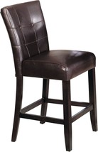 Acme Counter Height Chair In Espresso And Walnut (Set Of 2) - $218.99