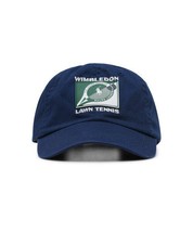 Polo Ralph Lauren&#39;s Wimbledon Chino Ball Men&#39;s Cap Sports Casual Hat Navy NWT - £64.66 GBP