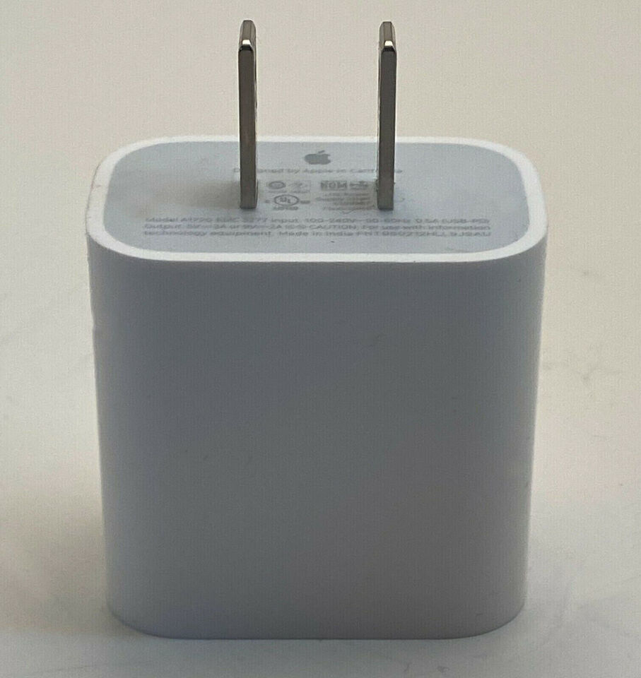 Primary image for Genuine Apple 18W USB-C Power Adapter (Fast Charging) - A1720