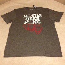 Old Navy Men&#39;s Shirt All Star Beer Pong T-Shirt 100% Cotton Size Large - $6.93