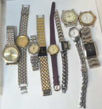 Vintage Watch Lot Parts Repair **TIMEX**PULSAR**BENRUS**CROTON**REYMOND ... - £30.92 GBP