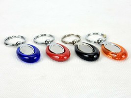 Acrylic Drop Key Tag w/Split Ring, Stylish Design, Choice of Colors, Sweda #KC81 - £5.49 GBP