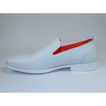 Men Tayno Dressy Casual Soft Leather Comfortable Slip on Loafer #ALPHA L White image 6