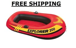 Explorer 200 2-person Inflatable Floating Boat Pool Float | Intex X Paddle Nib - £55.30 GBP