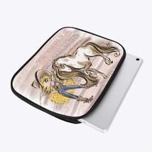 iPad Sleeve - Howdy, Cowgirl and Horse, Blonde Curly Hair, Blue Eyes - £25.46 GBP