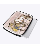 iPad Sleeve - Howdy, Cowgirl and Horse, Blonde Curly Hair, Blue Eyes - £25.16 GBP