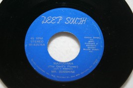 Mr Sunshine Marijuana The Devil&#39;s Flower 45 Deep South 1977 Reefer Weed Hear It - $395.99