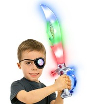 2Pks Led Lightup Children Pirate Sword With Sounds - $29.32