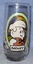 Pizza Hut 1986 Flintstone Kids Glass Barney Hanna Barbera  - £5.49 GBP
