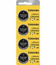 Toshiba CR2450 Battery 3V Lithium Coin Cell (120 Batteries) - £5.57 GBP+