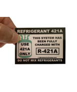 Refrigerant Retrofit Stickers X10- Properly Label Unit After Converting ... - $17.74 CAD