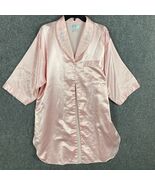Sarah Morgan Sleepwear Top Large Women&#39;s Short Sleeve Pink Polyester Ble... - €8,56 EUR