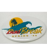 Button Pin Budweiser 1998 Bud Break &#39;98 Spring Break Tropical Vintage  - £7.54 GBP