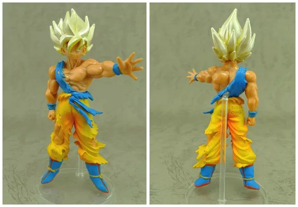 BANDAI Dragon Ball Action Figure HG Gacha10 Bomb Super Son Goku Standing Model - £32.74 GBP