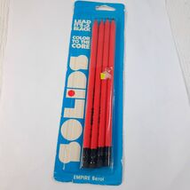 NEW Empire Berol Solids #2 Black Color Core Lead ripe red made in USA Vi... - $69.00