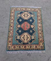 Afghan Serapi Oriental Wool Rug - 2x3 Area Rug - £118.15 GBP