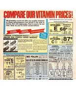 Vitamin Advertisement Page Nutrition Headquarters 1982 Vintage Health DW... - €17,14 EUR