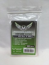 (100) Pack Mayday Games Card Game Sleeves 63.5 MM X 88 MM 2 1/2&quot; X 3 1/2&quot; - £5.53 GBP