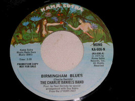 The Charlie Daniels Band Birmingham Blues 45 Rpm Record Kama Sutra Label Promo - £12.56 GBP