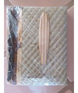 Leaf Notebook Journal Hand Crafted Bali Lauhala Surfboard Aloha Natural NEW - £9.74 GBP