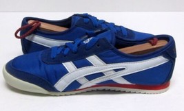 Onitsuka Yound Mexico City 66 Men&#39;s (6.5) Blue &amp; White Synthetic Fabric Trainers - £81.31 GBP