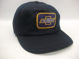 Chevrolet Patch Hat Vintage Blue Snapback Baseball Cap Bill Creased Pilling - $29.99
