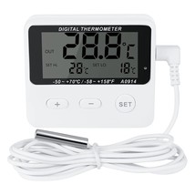 Refrigerator Thermometer Freezer Thermometer high and Low Temperature Al... - £23.55 GBP