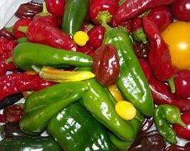  Organic Green Red White Hot Chilli Pepper Vegetables, green nutritious vegetabl - £8.58 GBP