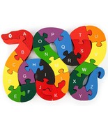 LOVESTOWN Alphabet Jigsaw Puzzle, Building Blocks Animal Wooden Puzzle, ... - €9,40 EUR
