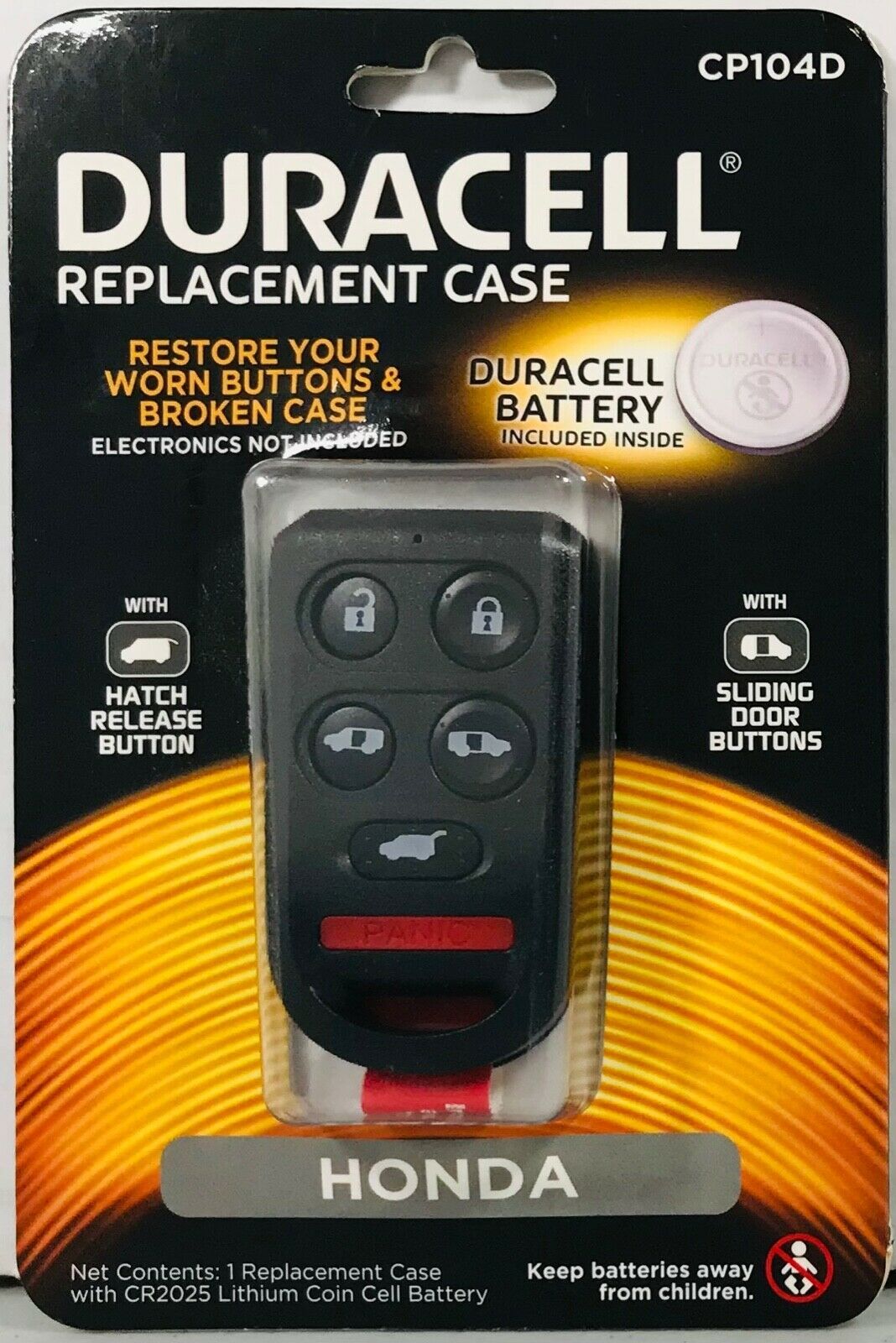 Honda Duracell Replacement Case CP104D Restore Your Worn Buttons & Broken Case - $15.95