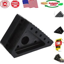 Solid Rubber Wheel Chock with Oil Resistant Non-Slip Surface for Secure Use - $350.07 MXN