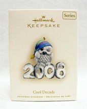 VINTAGE 2008 Hallmark Keepsake Christmas Ornament Cool Decade Owl - $24.74