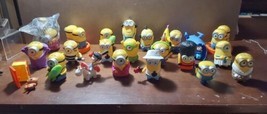 Despicable Me 2 McDonald&#39;s Happy Meal Toys Minions Figures 2013/2017 Lot 22 - £29.19 GBP
