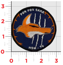 MARINE CORPS HSM-74 SWAMP FOX FOR FOX SAKE COLOR EMBROIDERED HOOK &amp; LOOP... - £31.45 GBP