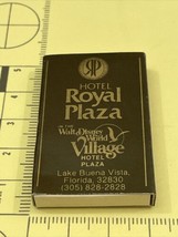 Vintage Matchbox Cover  Royal Plaza Hotel  Lake Buena Vista, FL  gmg  unstruck - £9.72 GBP