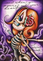 Medusa Curse Dave Sanchez Art Canvas Giclee Print 5 Sizes Day of The Dead Arrow - £59.95 GBP+
