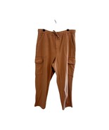 Athleta Farallon Cargo Crop Pants Size 12 Pockets Lounge Sweat Athleisur... - $589.13 MXN