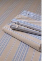 Lands End Set Of 2 Euro Pillow Shams Size: 26 X 26&quot; New Ship Free Striped - £103.90 GBP