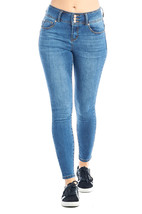 Ci Sono Women&#39;s Classic Blue Denim Pants The Push Up High Waist Jeans - 29 - £37.40 GBP