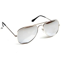 Aviator Sunglasses Reflective Mirrored Glasses Gold 996408 - £11.72 GBP