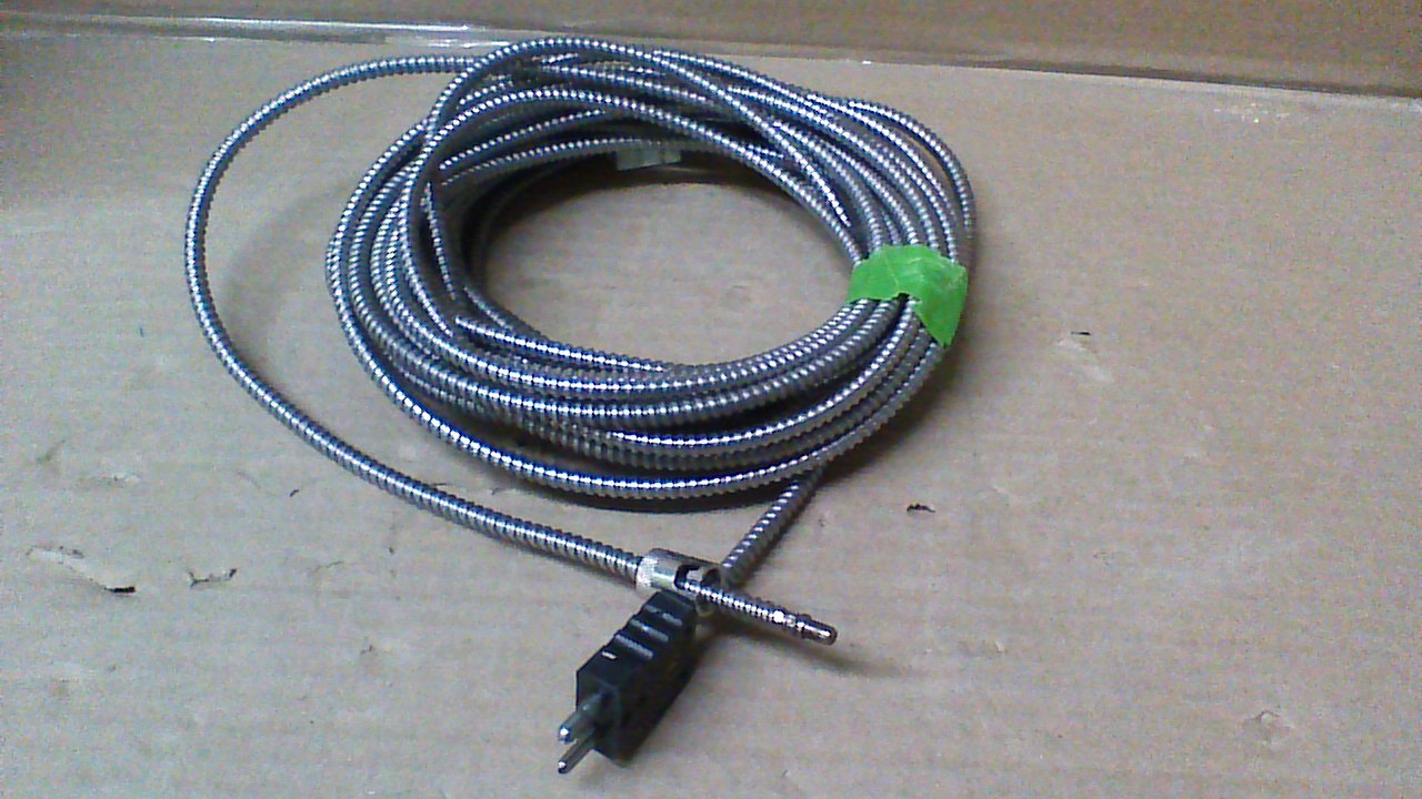 PLASTIC PROCESS EQUIP. ADTAP-20433 TYPE &quot;J&quot; THERMOCOUPLE ASSEMBLY / 35FT... - $18.59